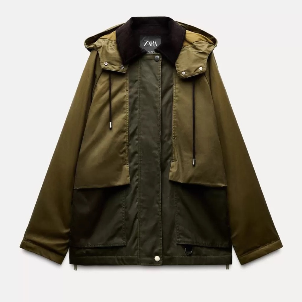 Zara Women’s Waxed Coat - Picture 3 of 8